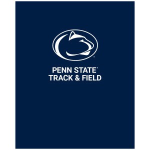 navy folder with Penn State Track & Field below Athletic Logo